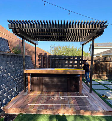 Cedar Decking in El Segundo