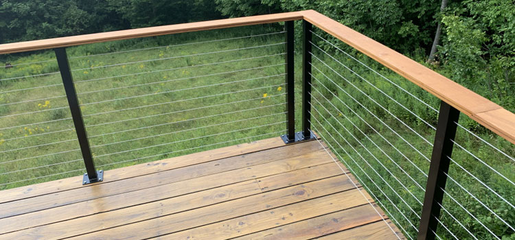 Installing Deck Cable Railing in El Segundo, CA